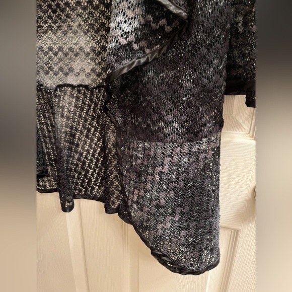 CALESSA~GOTH BLACK DUSTER~TOPPER LACE~XL - Picture 6 of 11